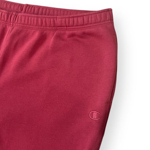 Champion Women's Fleece Jogger Size 2XL Redwood Red Elastic Waist Drawstring - Picture 3 of 10